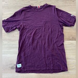 Tracksmith Harrier merino blend running tee
